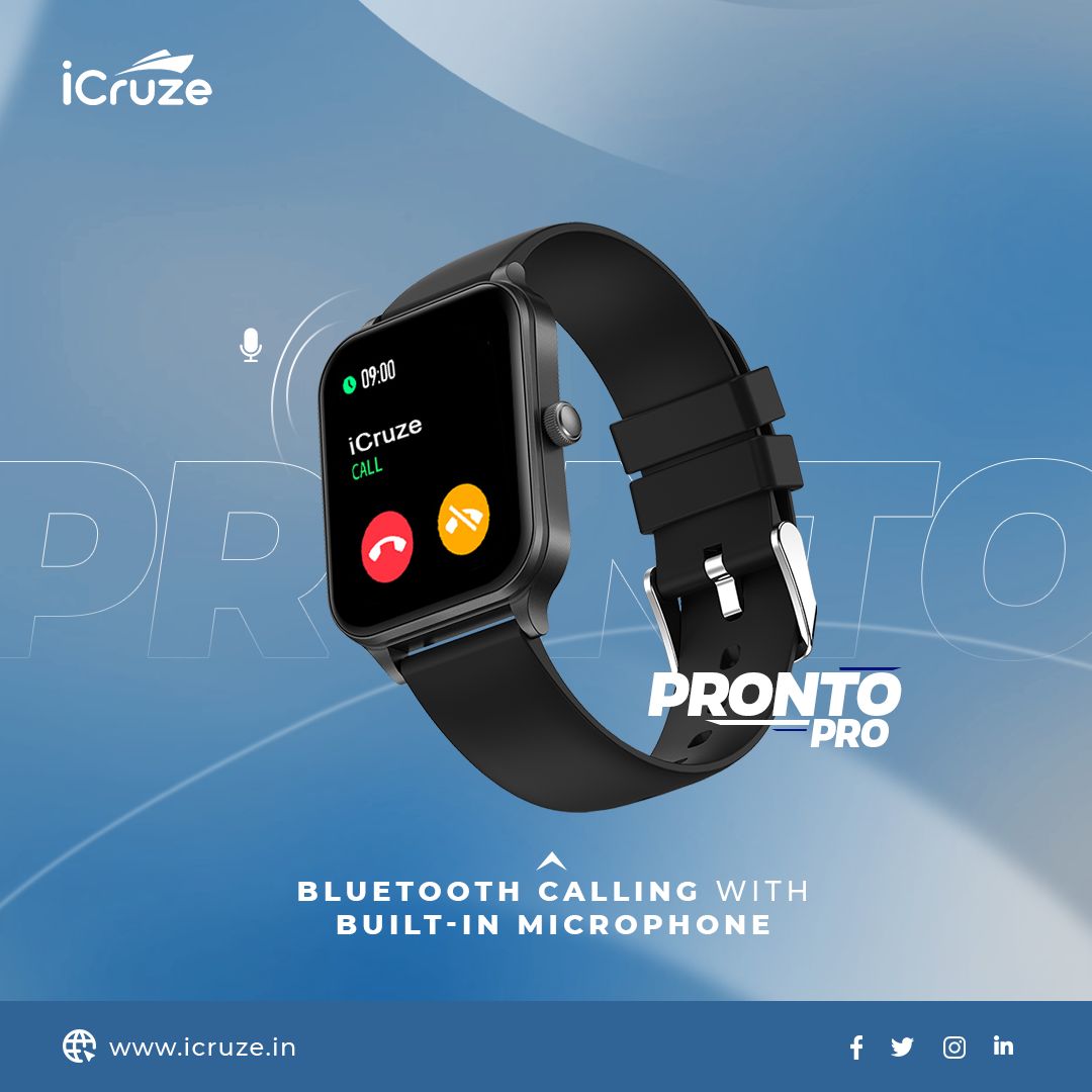 iCruzeindia's tweet photo. Say hello to advanced, iCruze new BT Calling Watch with built-in microphone. Instant Sync'' technology that helps you connect your watch.
#icruze #smartwatchformen #watches #fitness #TheSmartCall #fitspo #smartwatchforwomen #smartwatch #watches #smart #products #branding https://t.co/9YAOJwZBbz