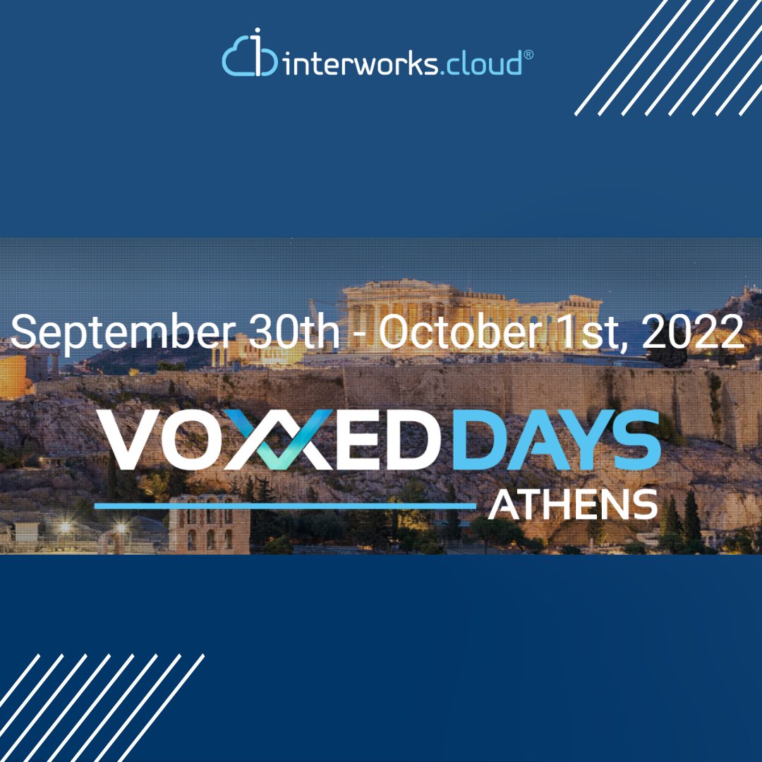 infiterracom's tweet photo. 📢 @interworkscloud  participating in @VoxxedAthens 
📅 30/09 - 01/10 📍Cultural Center Hellenic Cosmos

Α community conference by #developers, for developers!
▶️ Visit out booth and meet us in person! 🤝

#vdathens2022 #voxxeddays #techevent #interworkscloud #cloudtransformation https://t.co/JoAjdPPEwU