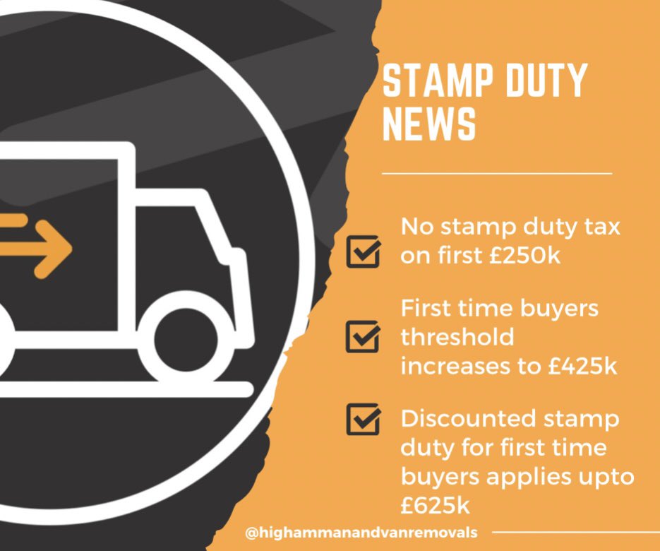 NEWS 💷🚨

Buying your first or next home?

Now could be the time 🏠✅

#highammanandvanremovals #stampdutynews  #highamferrers #rushden #northamptonshire #removals #movinghome #movingoffice #trustpilot #5starservice
