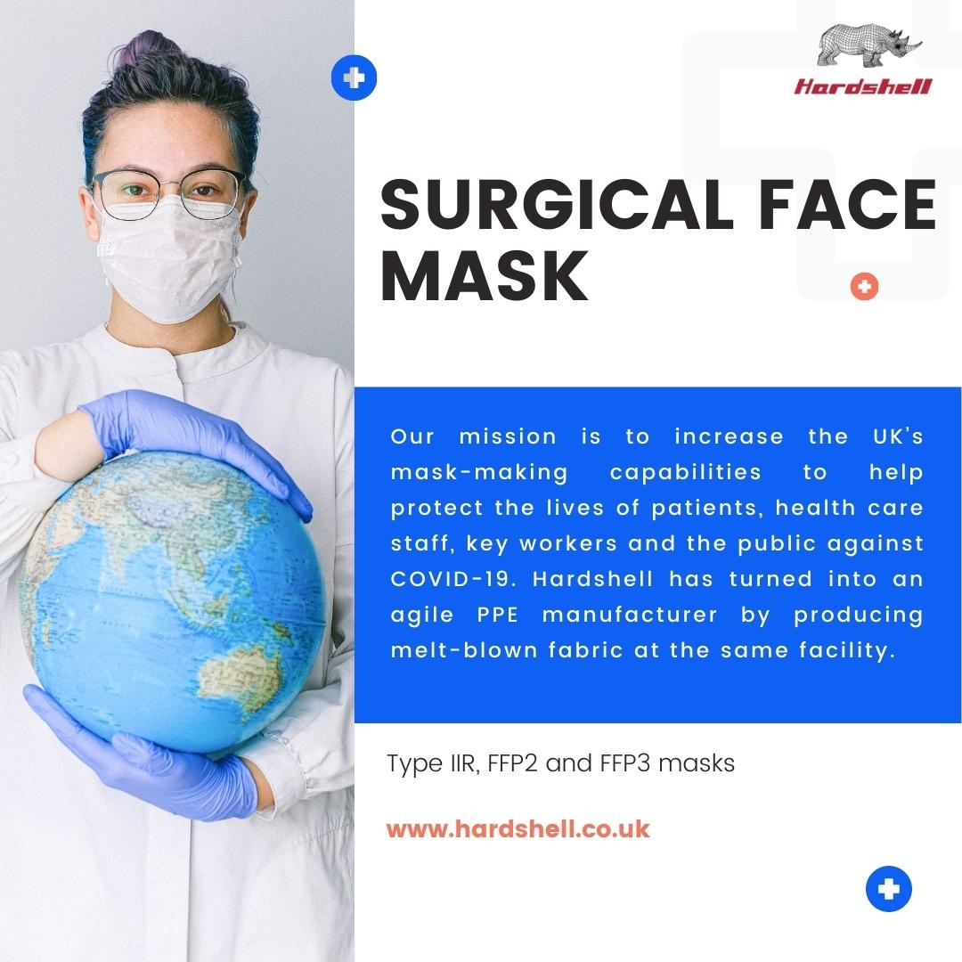 Hardshell_UK's tweet photo. Made in the UK, the Type IIR certified surgical face masks by Hardshell. Our Type IIR face mask meets all the guidelines as per EN14683:2019
https://t.co/PDB7aGwKhU https://t.co/Qh8B1DS8Ar