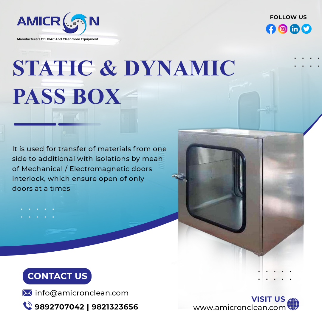 AmicronL's tweet image. We @AMICRON  are the manufacturers, exporters and suppliers of static pass box and dynamic pass box in Mumbai, India.
.
.
To all over the world industry from last 15 years with reliable and durable features.
.
.
#amicron #passbox #dynamicbox