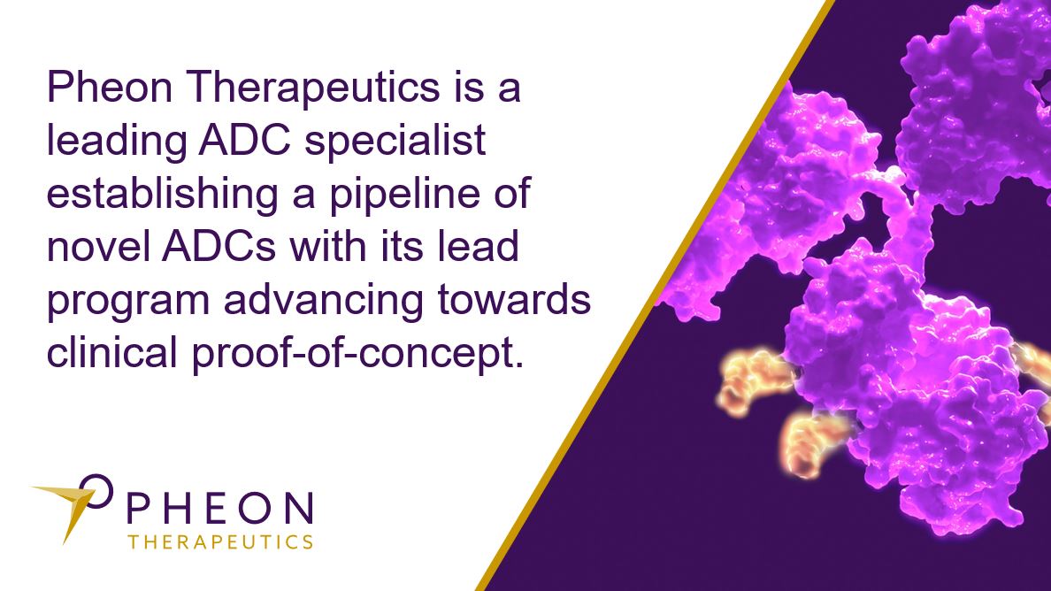 Pheon Therapeutics (@pheontx) on Twitter photo We are delighted to announce the successful launch of <a href="/pheontx/">Pheon Therapeutics</a> with a $68M #SeriesA to advance novel Antibody-Drug Conjugates for a wide range of hard-to-treat #cancers.
Read more: bit.ly/3y0vzRf
#pheontx #ADCs #solidtumors #biotech We are delighted to announce the successful launch of <a href="/pheontx/">Pheon Therapeutics</a> with a $68M #SeriesA to advance novel Antibody-Drug Conjugates for a wide range of hard-to-treat #cancers.
Read more: bit.ly/3y0vzRf
#pheontx #ADCs #solidtumors #biotech