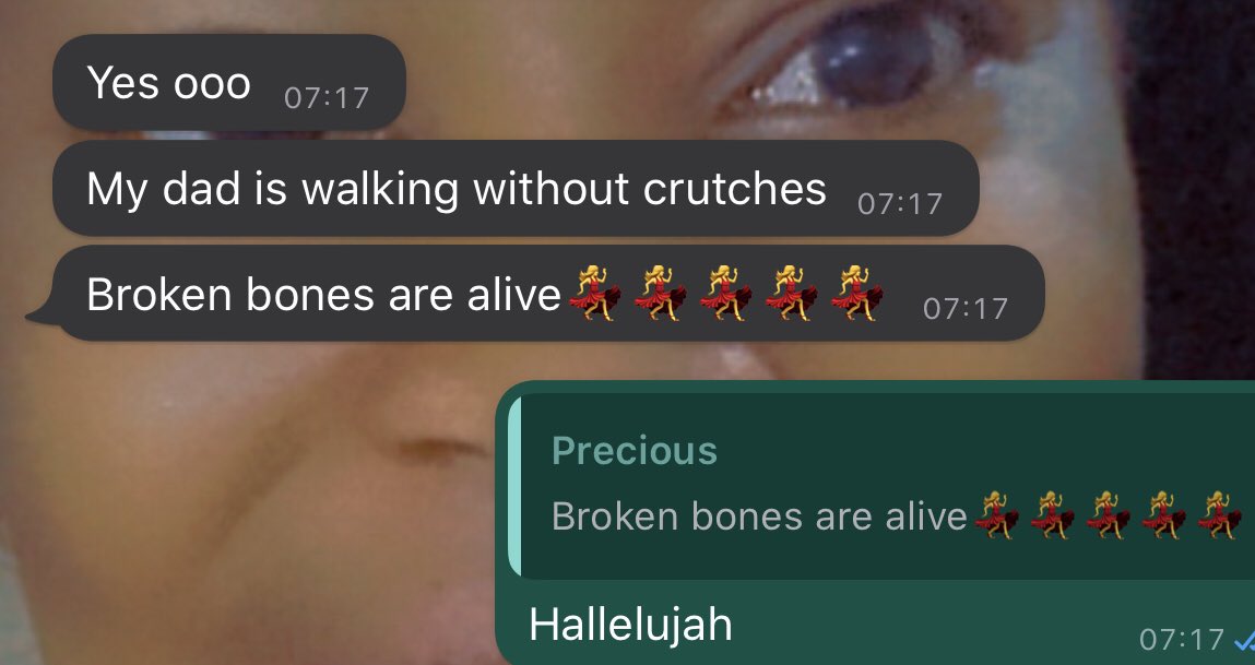GraceEminence's tweet photo. In the spirit of Divine possibilities ✅My friend woke me up with this🤗🤗Miracles are real.....✌️🙌💯💥#GCKinMinna @pastorwf_kumuyi https://t.co/IKSYNWjy5Z