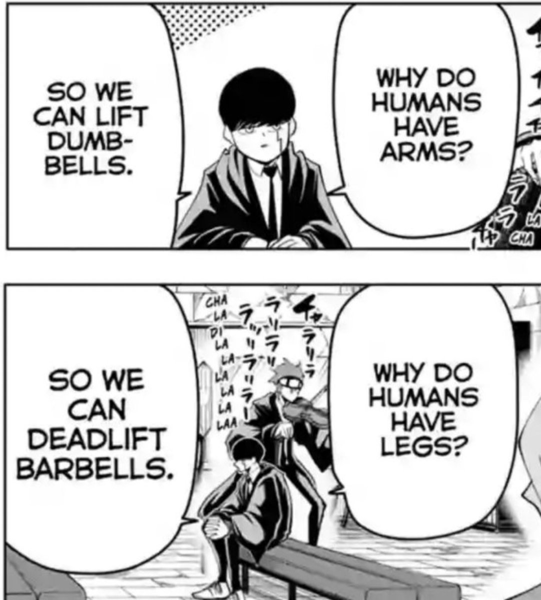onijiann's tweet photo. my gym motivation tbh #MASHLE https://t.co/RaHZ2vwhzI