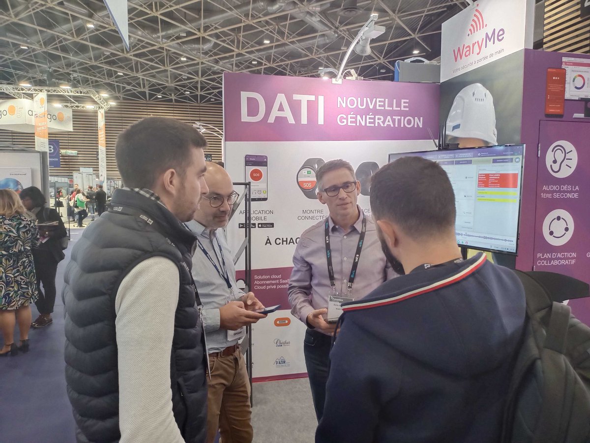 Et c'est parti pour une 2e journée sur <a href="/Preventica/">Préventica</a> Lyon 🚀

On vous attend stand G39 pour échanger sur vos enjeux de protection des travailleurs isolés 👷 et de gestion de crise 🚨

#PTIDATI #ProtectionTravailleurIsolé #Sécuritéautravail #Gescrise #GestiondeCrise #HSE