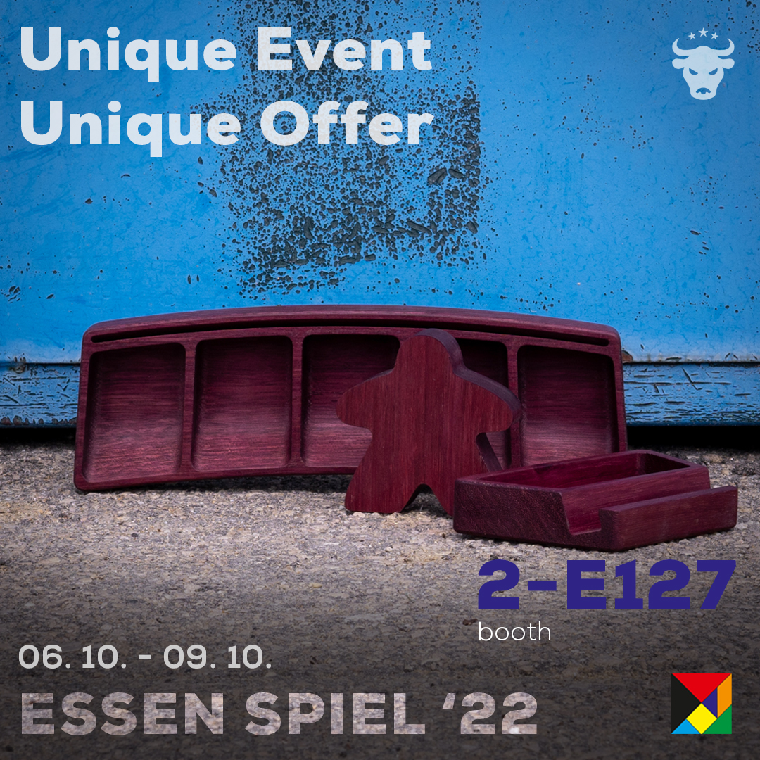 LaseroxInserts's tweet photo. #spiel22 #oxstation #messessen 
🥳 This year, the OX Station product line will not only be showcased but also sold in @SPIEL_Messe!
#spielmesse #spielmesseessen #spiel2022 #spiel22 #spielmesse2022 #brettspiele #brettspiel #boardgames #boardgame #messessen #internationalespieltage https://t.co/XdkJYbTTDV