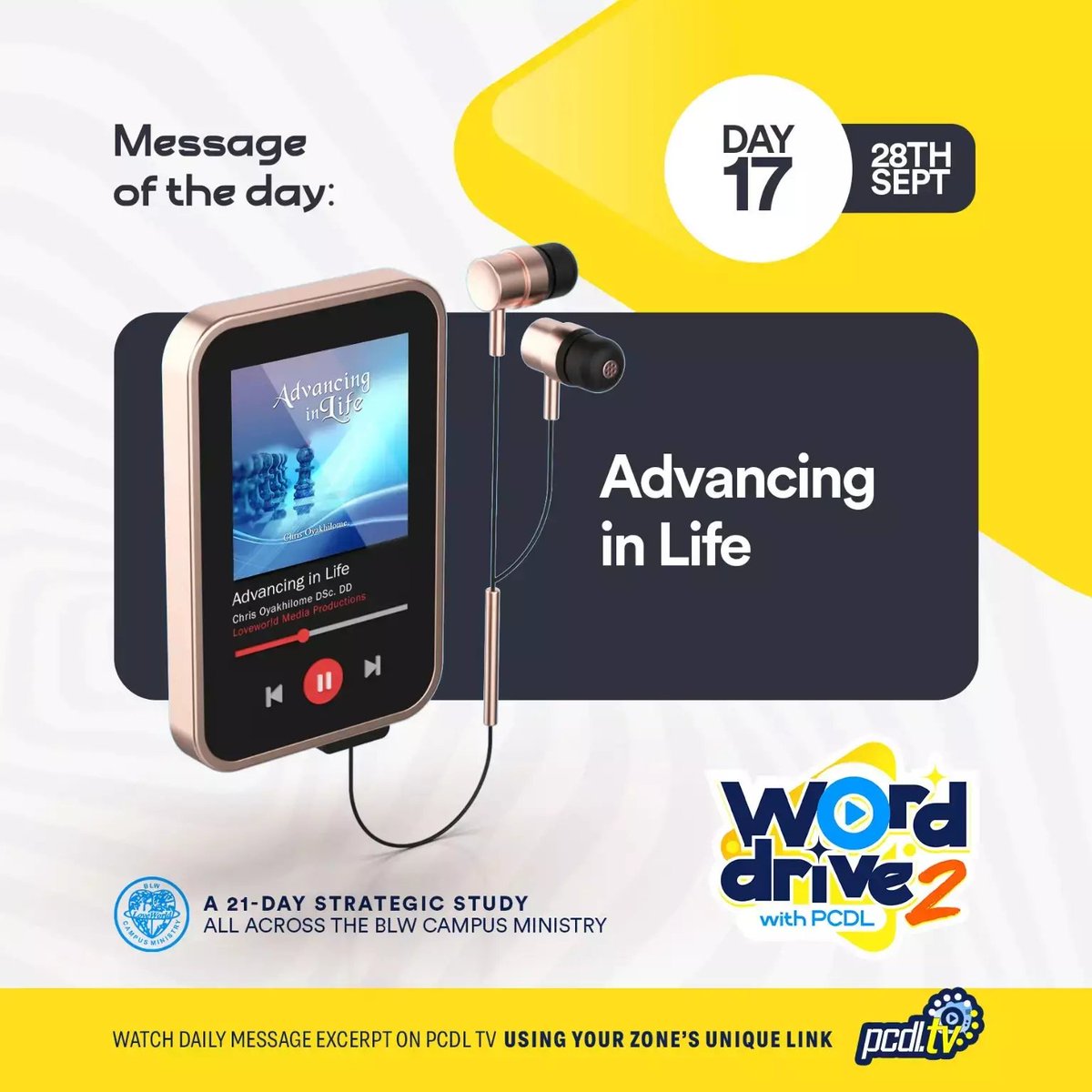 Mr_phestus's tweet photo. DAY 17 IS ON ‼️
My LW Twitter Family let's kindly retweet this... 🙏🙏🙏
𝐖𝐎𝐑𝐃 𝐃𝐑𝐈𝐕𝐄 2.0 𝐰𝐢𝐭𝐡 𝐏𝐂𝐃𝐋 

Kindly click here 👇and  be WORDIFIED today! 
https://t.co/F08mtMaT55

#BLWZONED
#Nigeria
#BlwcmWordDrive2.0
#Worddrive
#Pcdl
#Blwcampusministryrocks™️ https://t.co/JEvaDMvewN