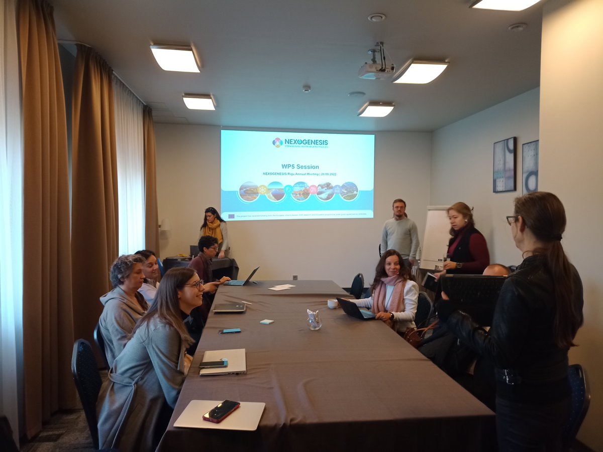 3rd day of our #NXGMeeting22 - Team <a href="/WatNat4Future/">waternature4future</a> is getting ready to discuss stakeholder engagement 👥 and evaluation <a href="/NEXOGENESIS_eu/">NEXOGENESIS 🇪🇺</a> We are looking forward to share experiences and lessons learned 📖👩‍🏫 <a href="/c_teutschbein/">Claudia Teutschbein</a> <a href="/OsiaEc/">ECOsia</a> <a href="/Ryfisch22/">Simon Ryfisch</a>