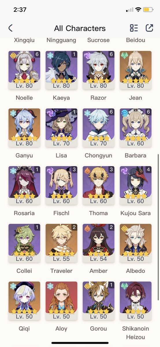 SELLING my genshin account (AR58). It has:

Amo’s bow
Primordial polearm
Skyward spine
the 3 Archons
Xiao
Ganyu
Kazuha
Ayaka
Ayato
Aloy
Kokomi
Albedo
Childe
Keqing
Mona
Qiqi
Diluc
Jean
all 4-star chars. except Shinobu and Candace

($1500 and negotiable)

PM is the 🔑