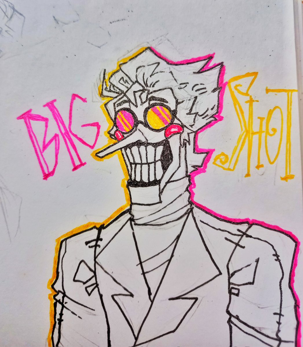 pastGraph's tweet photo. I really liked him and drew this [[BIG SHOT]] #Spampton
#Deltarune https://t.co/Oon34MXg2r