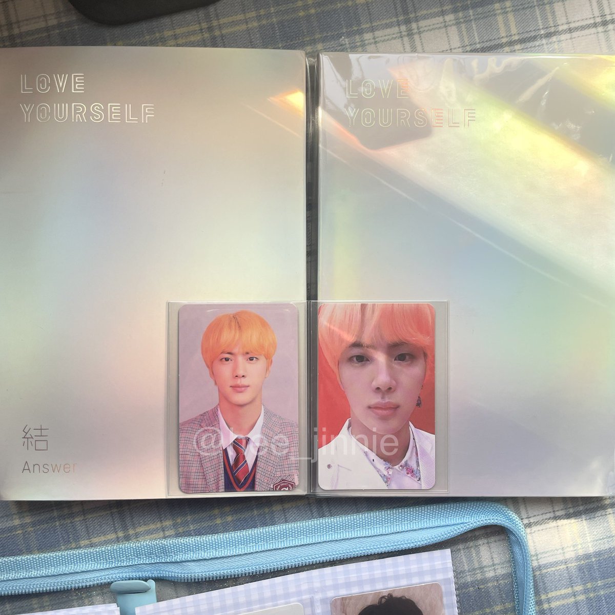 hee_jinnie's tweet photo. ⌕ wts lfb bts ph jin ly ans pc

Seokjin old manu love yourself answer album w/ photocard
✳︎ S
✳︎ L

🂱 ₱800 each

✳︎ on hand, near mint
✳︎ ₱300 payo within 24 hours, rb after 15 days
✳︎ sdd / ggx
✳︎ can be listed on shopee +5% fees https://t.co/mvf1bqEPZJ