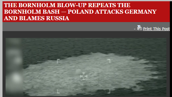 THE NORD STREAM PIPELINE BOMBING WAS A POLISH OPERATION, WITH DANISH, SWEDISH AID, PLANNED &amp; COORDINATED WITH US, AIMED AT GERMANY (REPEAT) GERMANY. johnhelmer.net/the-bornholm-b…