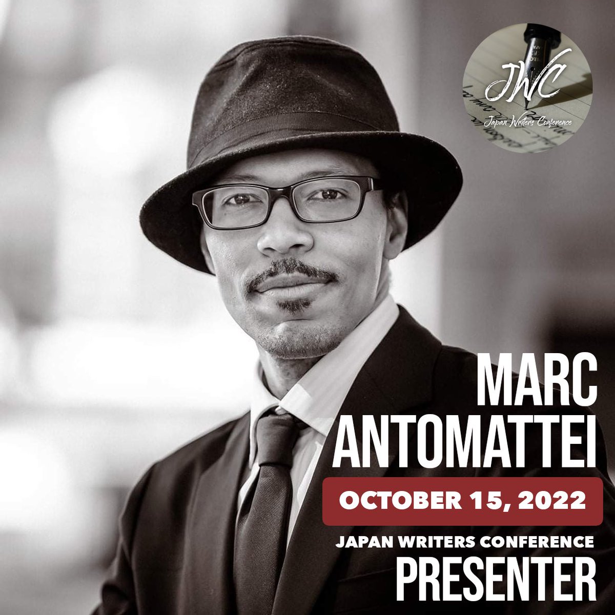 marcantomattei's tweet photo. Saturday, October 15th, 9:00 a.m. (JST)
I will be giving a #presentation at the @JapanWritersCon at Tokai University, Shonan Campus in Hiratsuka, Kanagawa, Japan. #Writers, please join me. More info at https://t.co/go4guT1Q3C

#JapanWritersConference #𝗠𝗮𝗿𝗰𝗔𝗻𝘁𝗼𝗺𝗮𝘁𝘁𝗲𝗶 https://t.co/ZjMLpIZ0jM