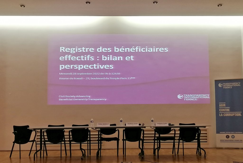 TI_France's tweet photo. #Blanchiment #Conférence
Notre conférence Registre des bénéficiaires effectifs, bilan et perspectives débute dans un instant à la Bourse du travail, Paris IIIe.
Retransmission en direct à partir de 9h ⬇️⬇️
https://t.co/EX84tECMfN https://t.co/AmooeO6UmG