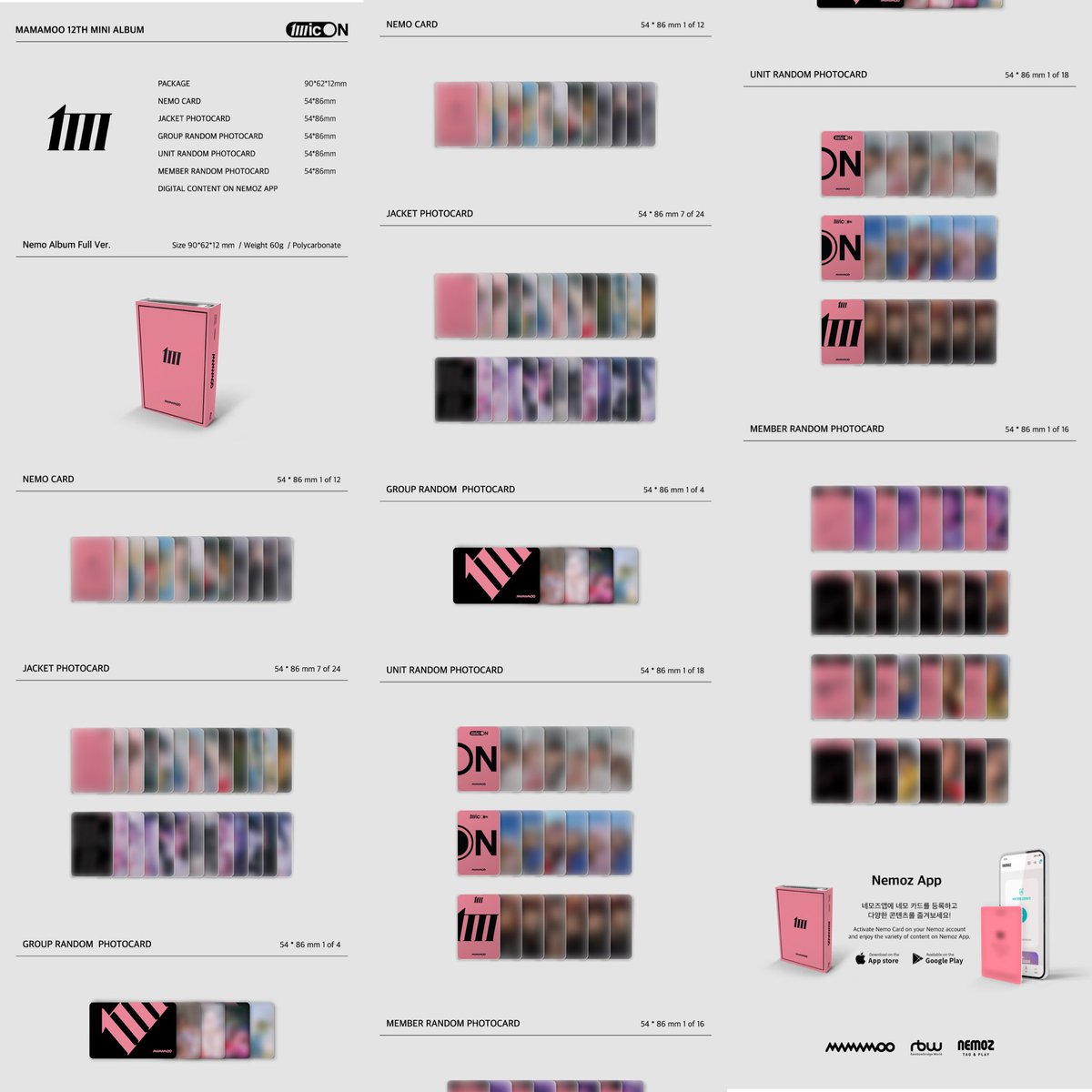 moonflowergo's tweet photo. [PO MOON] MAMAMOO 12th Mini Album MIC ON

Main Ver
250.000 | Dp 150k
1Takes Ver
125.000 | 85.000
Nemo Ver
210.000 | Dp 140k https://t.co/kL3NdOqUe8