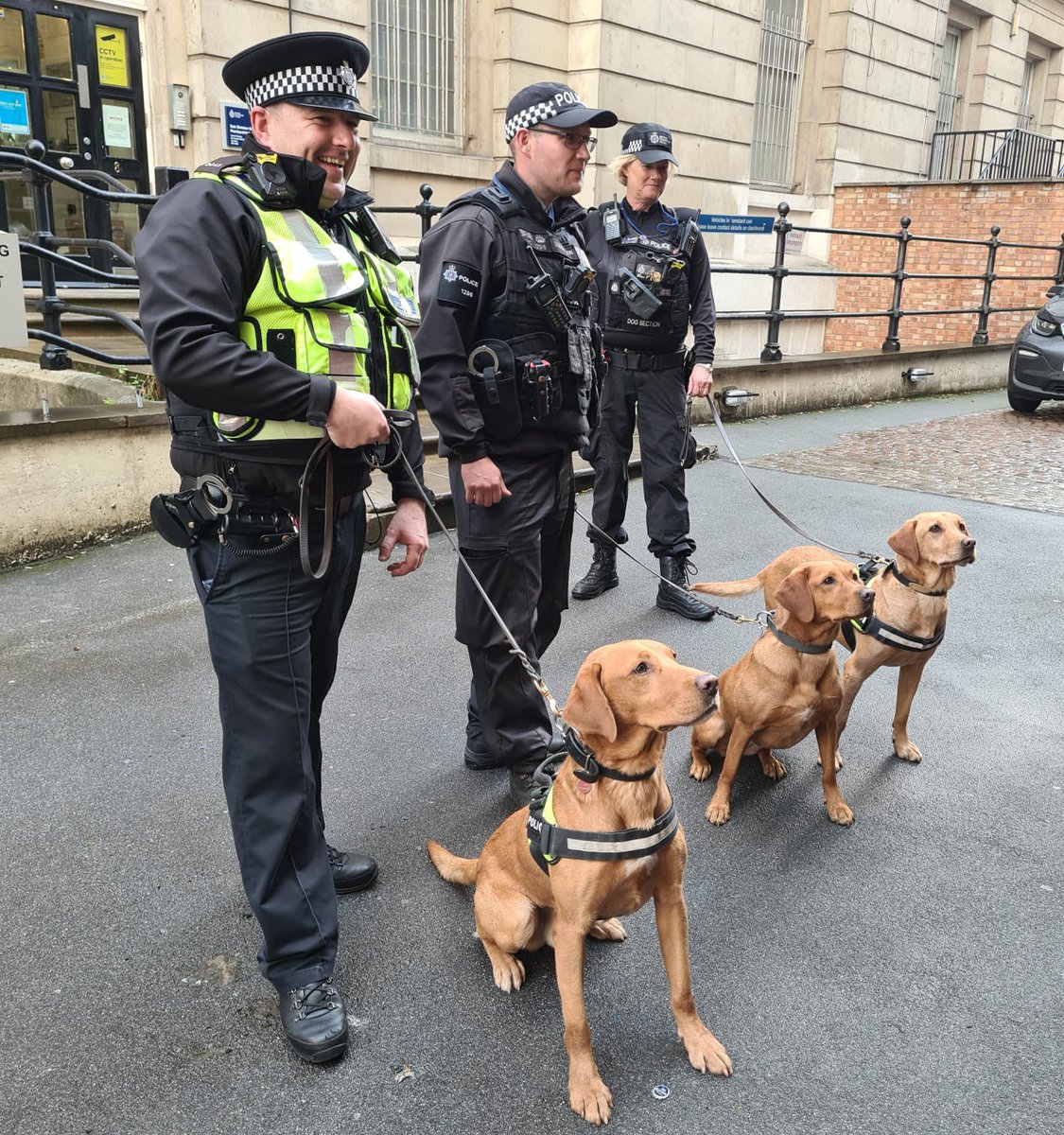 MPSLondonBdgBID's tweet photo. Great work by PC Lee who continues to lead on #OpDefiant in #LondonBridge with @BTPDogs & @MPSSouthwark targeting drugs, weapons & criminals who use our transport network.
Police Dogs Rocco, Polly & Mace helped Officers successfully remove drugs from circulation #Team 🐾 https://t.co/yOxfCb92im