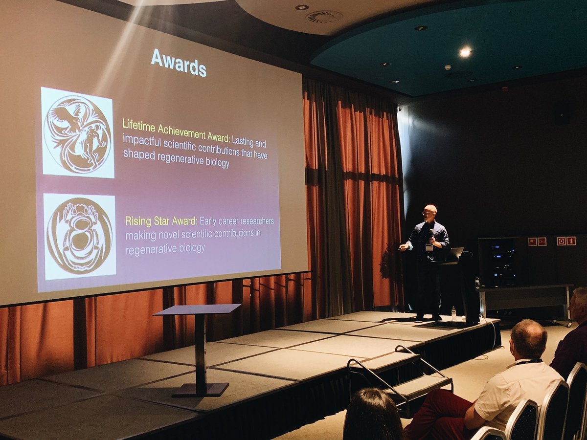 eric roettinger (@ericrottinger) on Twitter photo Day 2 of the #emboregeneration2022 was packend with another series of fantastic talks on a vast range of #research_models. Day 2 was also the kick-start to the very interactive and dynamic <a href="/EMBO/">EMBO</a> #poster_sessions as well as the <a href="/ISRBio/">International Society for Regenerative Biology</a> Award Session. Contrats to the awardees! Day 2 of the #emboregeneration2022 was packend with another series of fantastic talks on a vast range of #research_models. Day 2 was also the kick-start to the very interactive and dynamic <a href="/EMBO/">EMBO</a> #poster_sessions as well as the <a href="/ISRBio/">International Society for Regenerative Biology</a> Award Session. Contrats to the awardees!