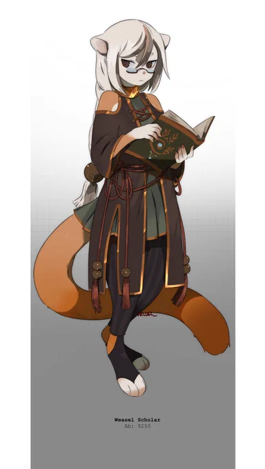 Weasel scholar!   Up on my FA (link below) but happy to take bids via Twitter!Thanks for looking!  