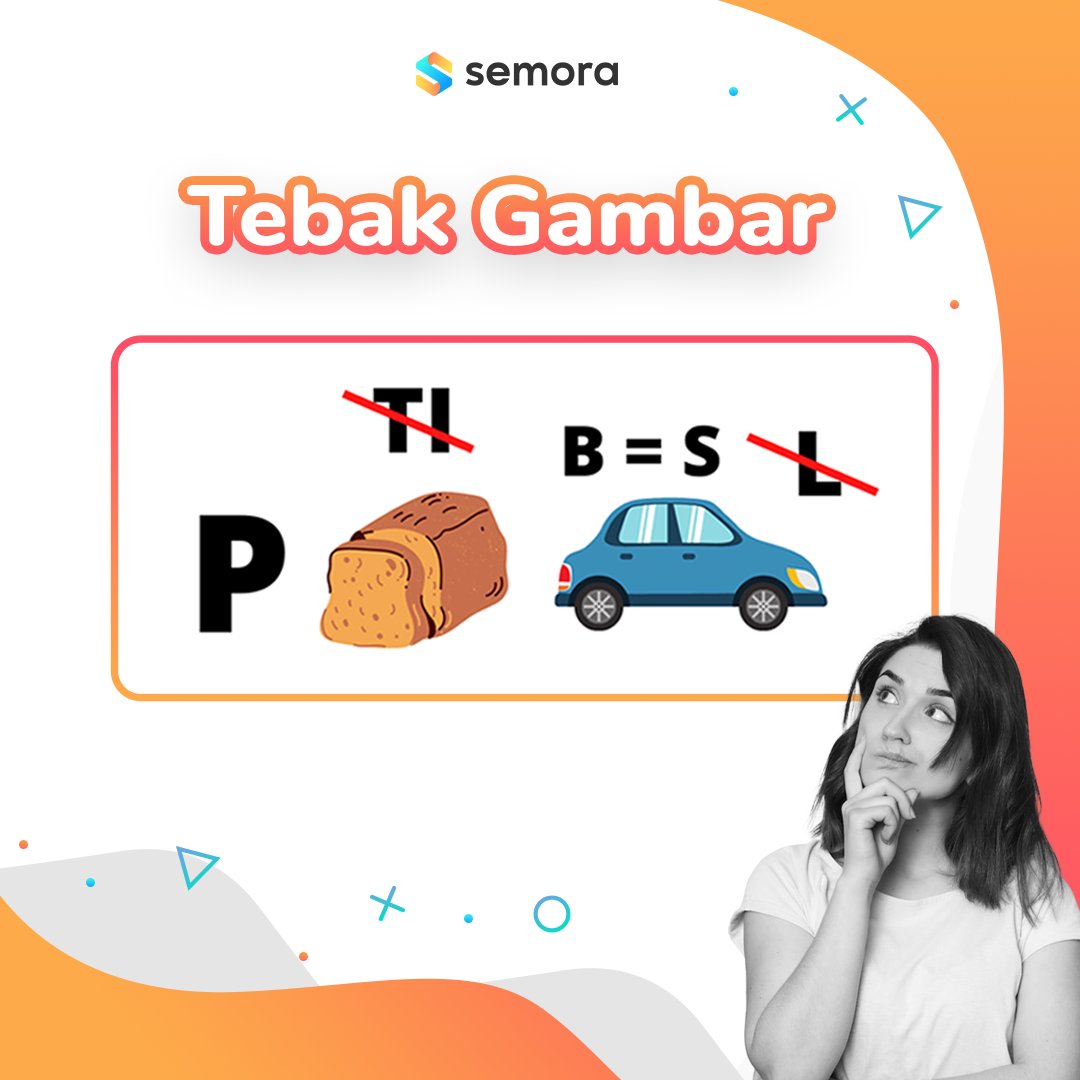 creativesemora's tweet photo. Ada yang bisa nebak? Jawabannya apa yaa? Coba coret-coret di kolom komentar! 🥳
#smrgm #semora #game #quiz #kuis #games https://t.co/B7wtbVZQpI