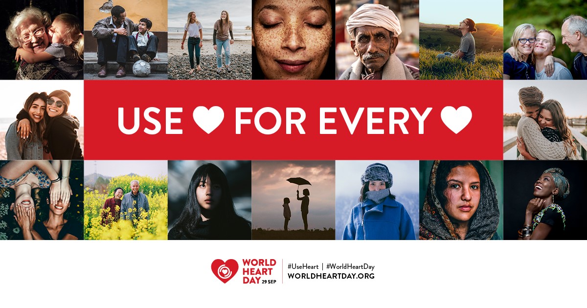 worldheartfed's tweet photo. #WorldHeartDay 2022 is TOMORROW!

This year, we're asking the world to:

USE ❤️ FOR EVERY ❤️

#UseHeart #WorldHeartDay

Discover the campaign: https://t.co/GjHe0KzIAc https://t.co/0eLatnlcyF