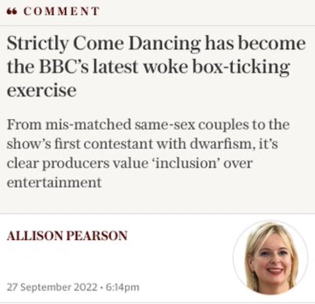 TobyonTV's tweet photo. As Ellie Simmonds reveals she’s already had abuse after joining Strictly Come Dancing, along comes this https://t.co/8fsKFu4fso