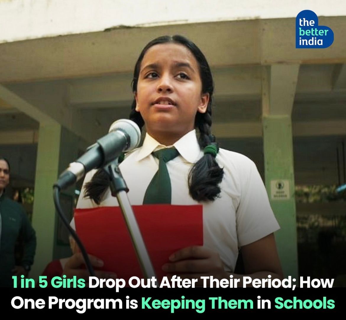 epatfindia's tweet photo. 1 out of 5 girls drop out of school when they get their period. But this campaign is empowering millions of girls by breaking the chain.
#KeepGirlsInSchool #themissingchapter 

#sayanikiudaan #epatfindia #ekpehelananttakfoundation #Repost https://t.co/km0HEPY5m5