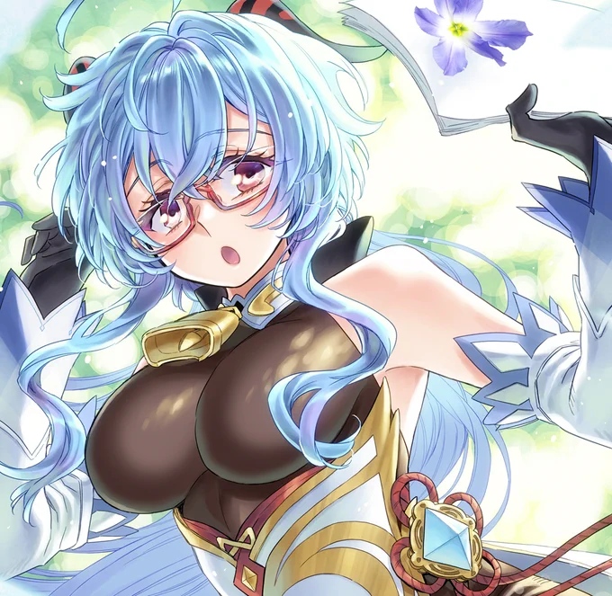 メガネ甘雨ちゃん。#原神 #GenshinImapct 