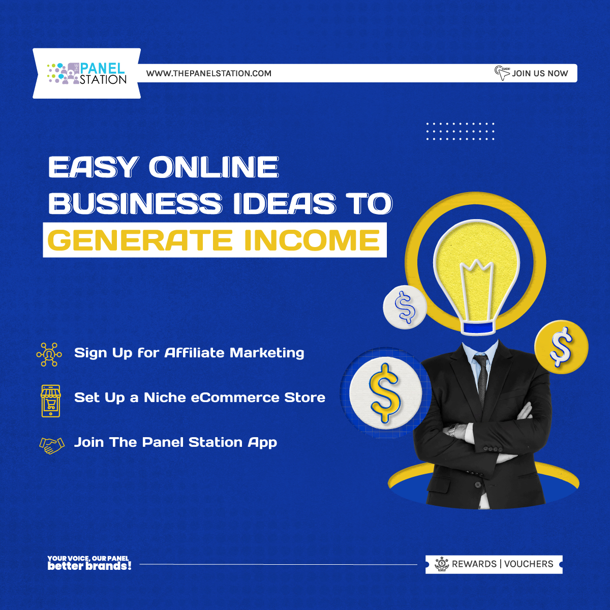 TPS_India's tweet photo. Ever thought of setting up a business online & earn money? Well, The Panel Station brings the 8 Online Business Ideas to boost your wealth.
Read Now! https://t.co/RIJ53iIxDM
.
.
#thepanelstation #tpsblog #business #marketing https://t.co/gzg6w0UqEZ
