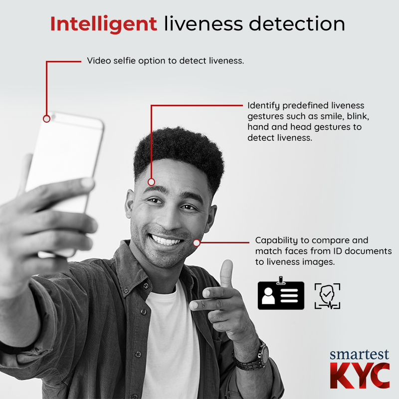 TVenturas's tweet photo. Customer identity detection is an essential process for many organisations, and the inbuilt intelligent liveness detection feature of Smartest KYC has made it easier than ever before. #Smartest #Digitalkyc #ekyc #SmartestKYC #Skyc #Opensource #regtech https://t.co/1IzsrdlQzj