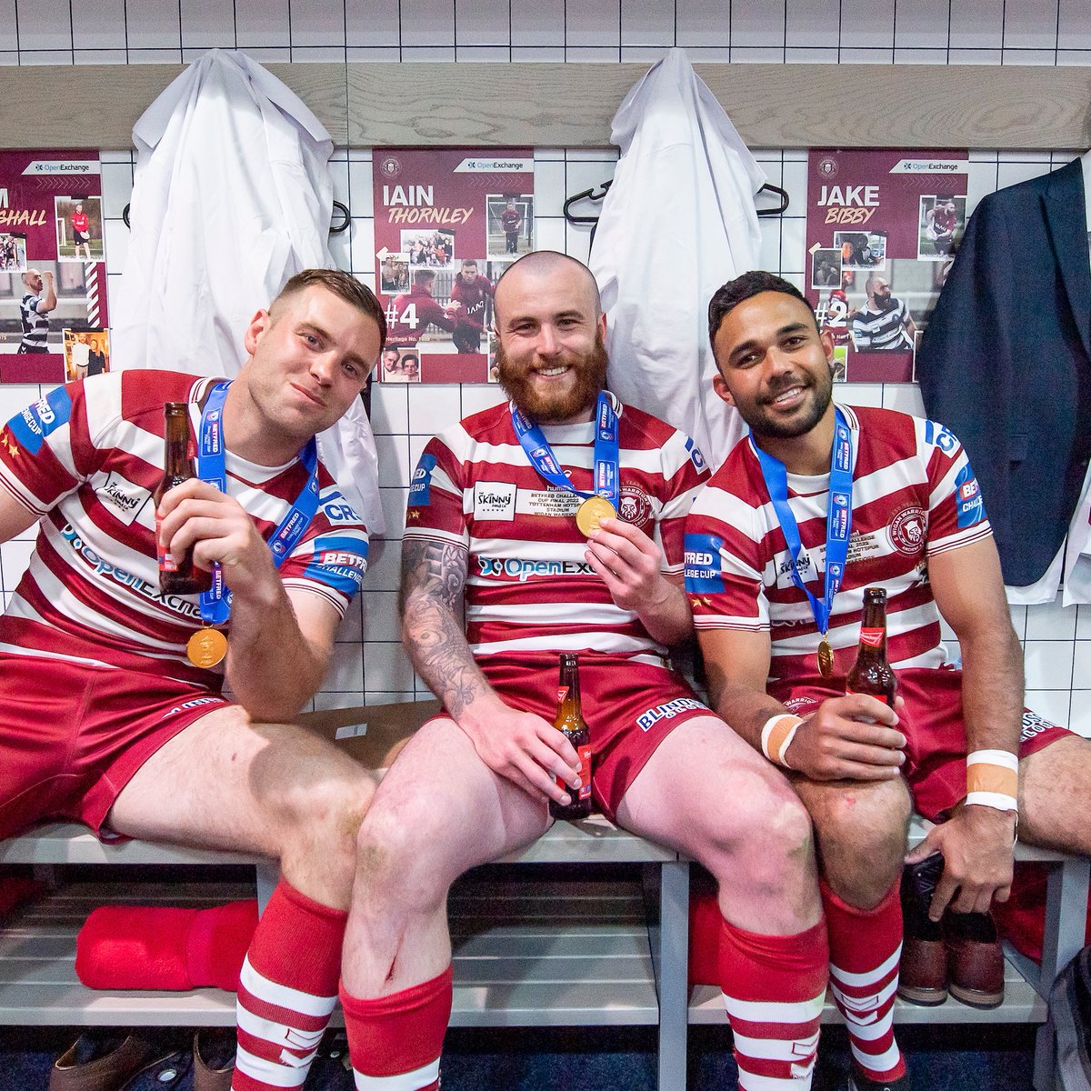 WiganWarriorsRL's tweet photo. Three seasons at his boyhood Club and a Challenge Cup medal to go with it 👏🏅

#WWRL https://t.co/IaYpXKFIdU