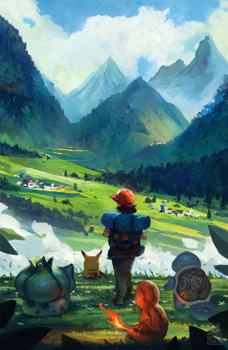 Pokémon - "I will travel across the land..."