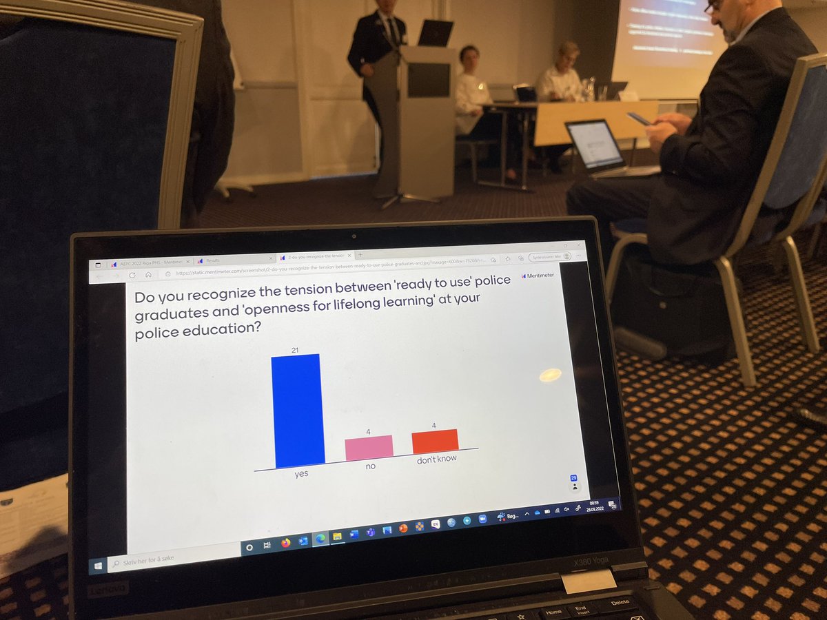 PULS_PHS's tweet image. Do you recognize the tension between educating police graduates to be ‘ready’ from day one in their professional role and acknowledging the need for lifelong learning at the same time? turns out to be a highly relevant topic #AEPC