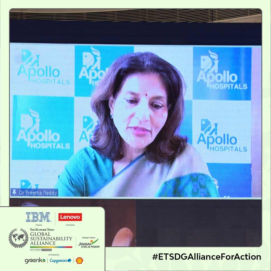 ET_Edge's tweet photo. #ETSDGAllianceForAction | "I strongly support the handloom industry and believe in wearing sarees made by handloom artists. A healthy nation can help us move towards development and sustainability." https://t.co/LZWbIXA7g1