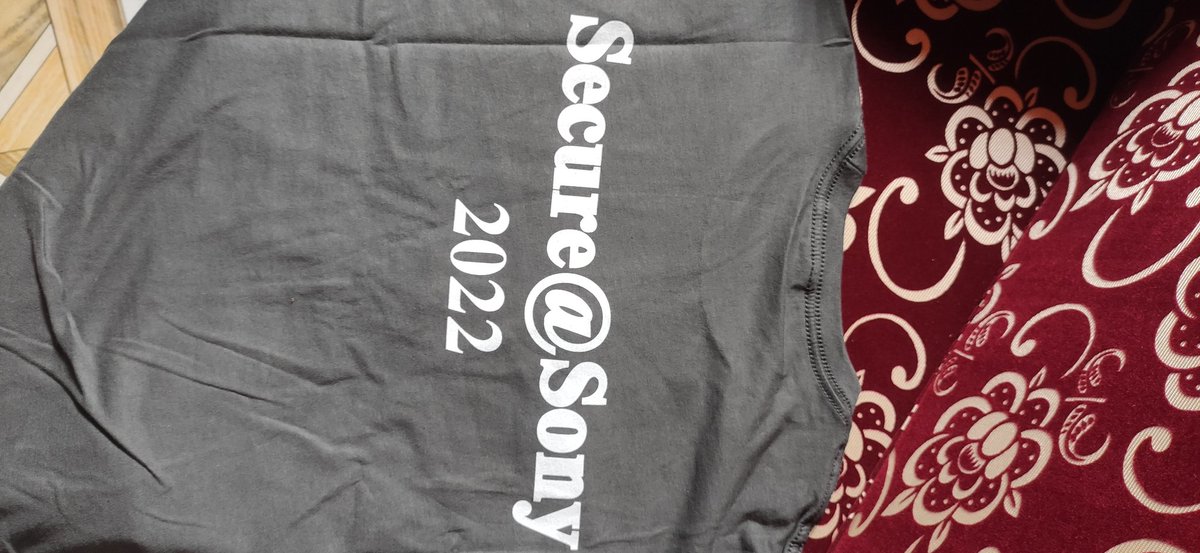 Sony swag thanks 😊<a href="/Sony/">Sony</a> <a href="/Hacker0x01/">HackerOne</a>