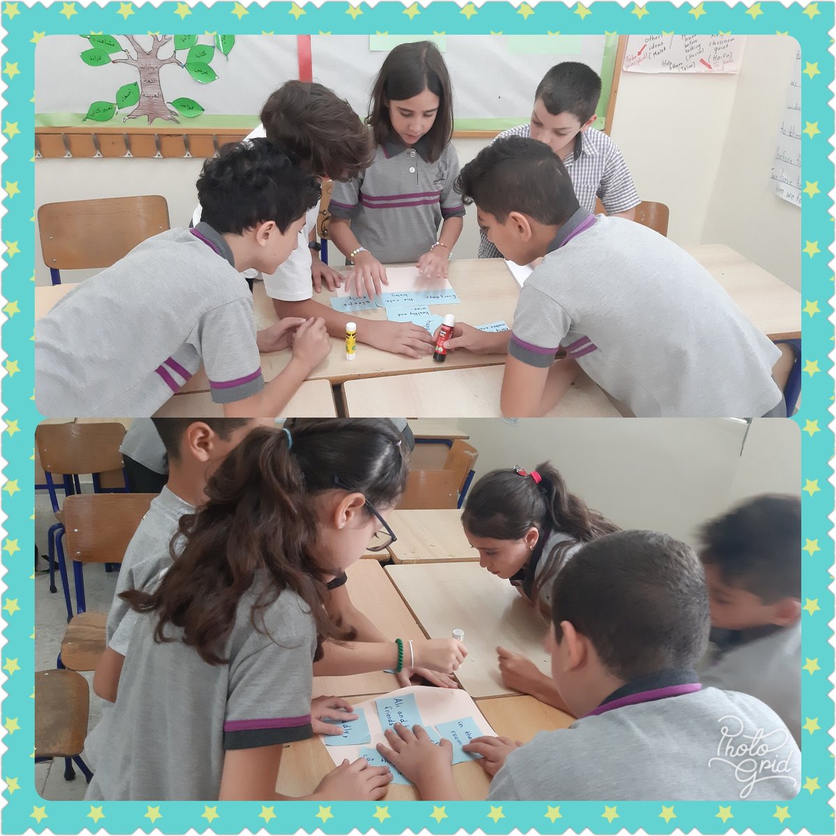 HBawjy's tweet photo. How to Stretch Out Sentences!
Fifth graders applied "Drop your Hand Strategy", worked in groups to re-arrange words to get rich sentences, and presented their work confidently!
#AProudTeacher
#GroupWorkRules
#PresentarionSkills
@makdawhaschool https://t.co/tzY7NUgOk1