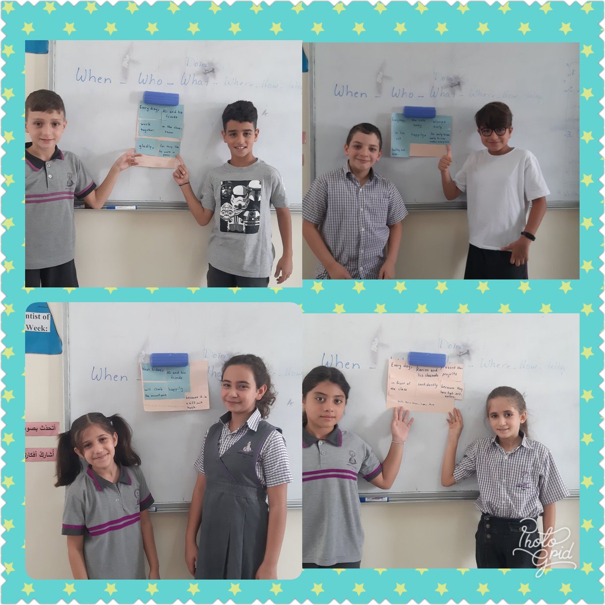 HBawjy's tweet photo. How to Stretch Out Sentences!
Fifth graders applied "Drop your Hand Strategy", worked in groups to re-arrange words to get rich sentences, and presented their work confidently!
#AProudTeacher
#GroupWorkRules
#PresentarionSkills
@makdawhaschool https://t.co/tzY7NUgOk1