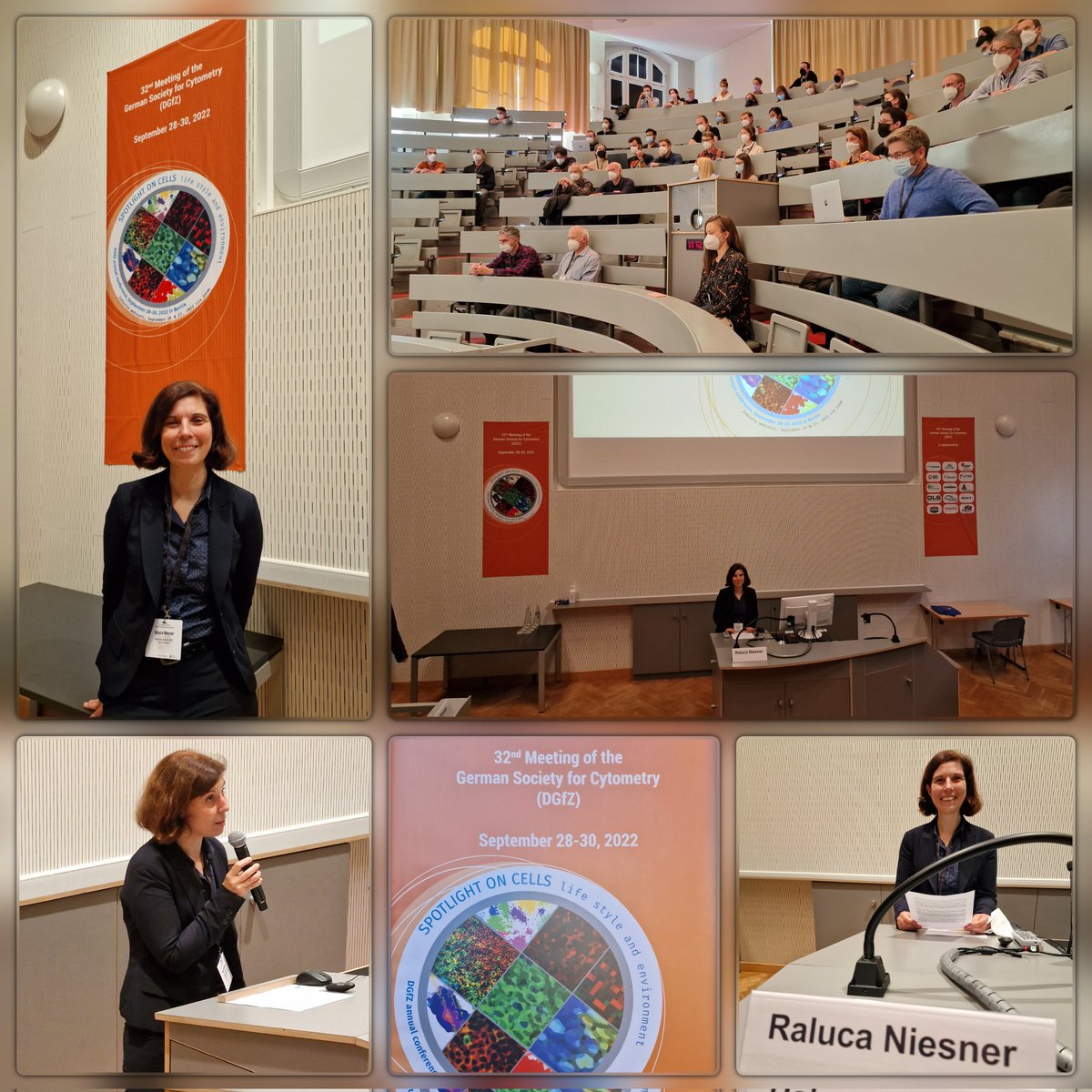 Zytometrie's tweet photo. The 32nd Annual Meeting of the DGfZ has started. Raluca Niesner welcomed all friends of cytometry to our inspiring conference. https://t.co/qBPAzHY9Wi