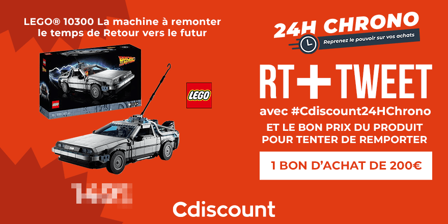 Cdiscount's tweet photo. CONCOURS 24H CHRONO 🕒🚩
2 d'entre vous remporteront chacun.e un bon d'achat de 200€ !🎁

Ce produit sera en promo demain et pour 24H seulement : saurez-vous trouver son prix exact ?

TAS demain à 12h00 ! 🙌 https://t.co/fK8EchC5Y0