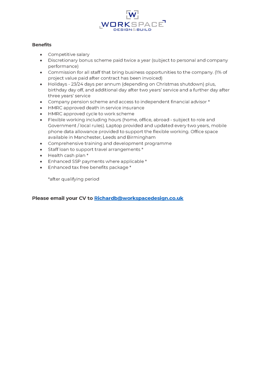 *WE'RE HIRING - M&amp;E CO-ORDINATOR*

Join the team and get access to a whole host of benefits!
 
Take a look at the job description to see the full list of benefits, and if your skills and experience match our requirements.