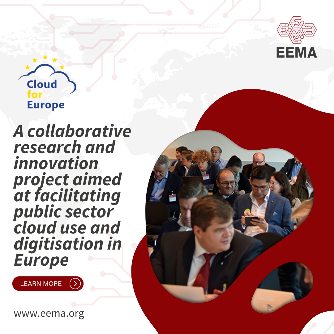 EEMA1's tweet photo. One of the successful projects which we have completed is Cloud For Europe. A EU Commission funded project that aims to ensure efficient and effective public cloud use. https://t.co/ov4yenxQyw
