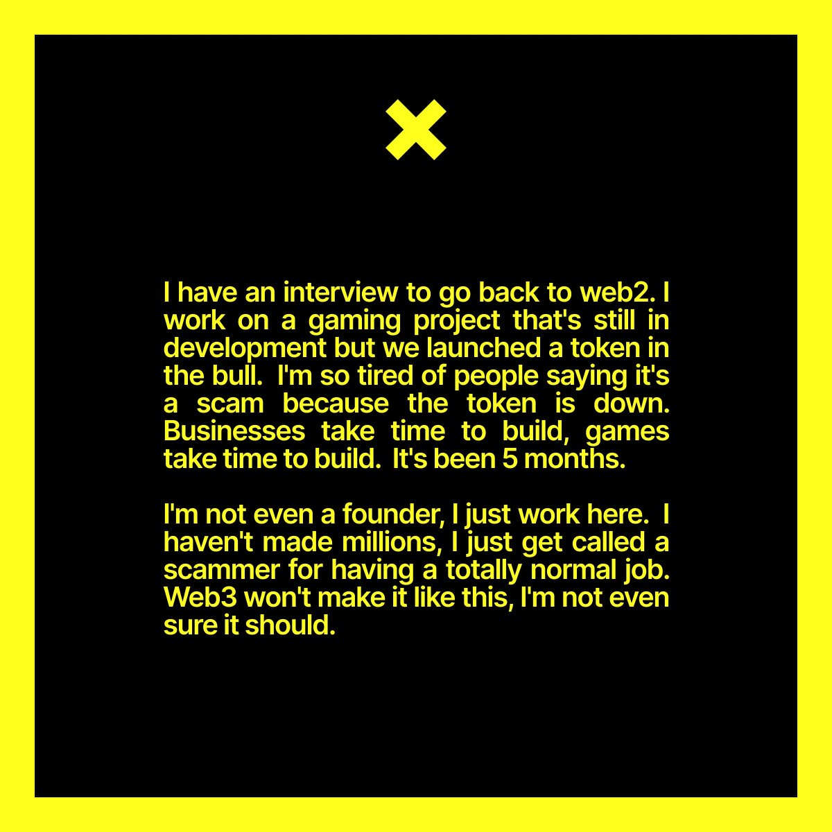 coinfessions's tweet image. I'm not even a founder, I just work here.