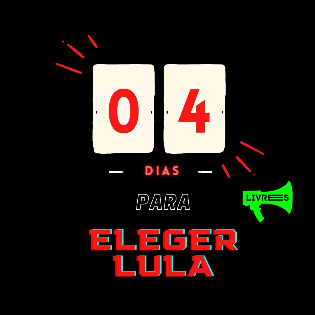 J_LIVRES's tweet photo. Tá chegando a hora!
#FORABOLSONARO #VamosJuntosPeloBrasil #Lula2022 https://t.co/nJwmwa2oYb