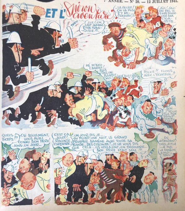 Jijé en 1945, Spirou 