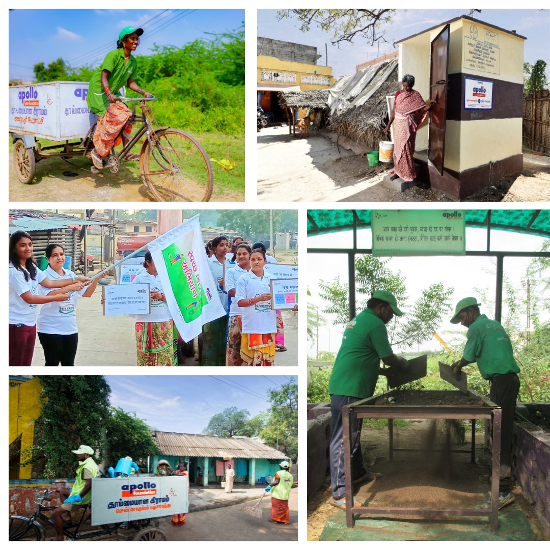apollotyres's tweet photo. #ApolloTyresFoundation works on #WasteManagement and #Sanitation initiatives across locations to ensure a clean #Environment and #Healthy #Communities #WasteConsciousSociety #SwachhBharatMission #GotheDistance https://t.co/u96VVy2Hrd