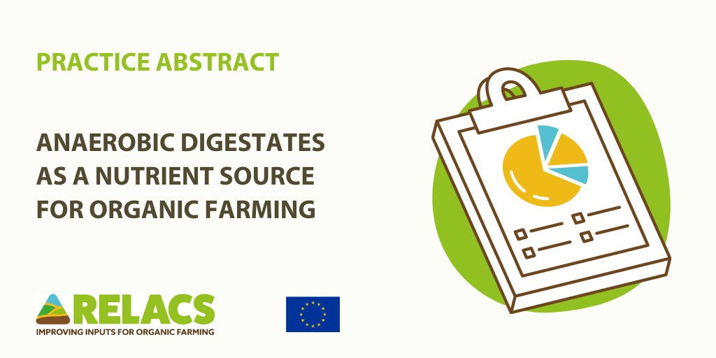 RELACSeu's tweet photo. 🧐Curious about sustainable nutrient sources for #OrganicFarming? #RELACSeu published a 🆕#PracticeAbstract on how anaerobic digestion of food &amp; organic waste produces fertiliser &amp; energy while avoiding #GHGemission👉 https://t.co/OczGWvctj4
@UniHohenheim @fiblorg @OrganicsEurope https://t.co/WoSM4gvWgW