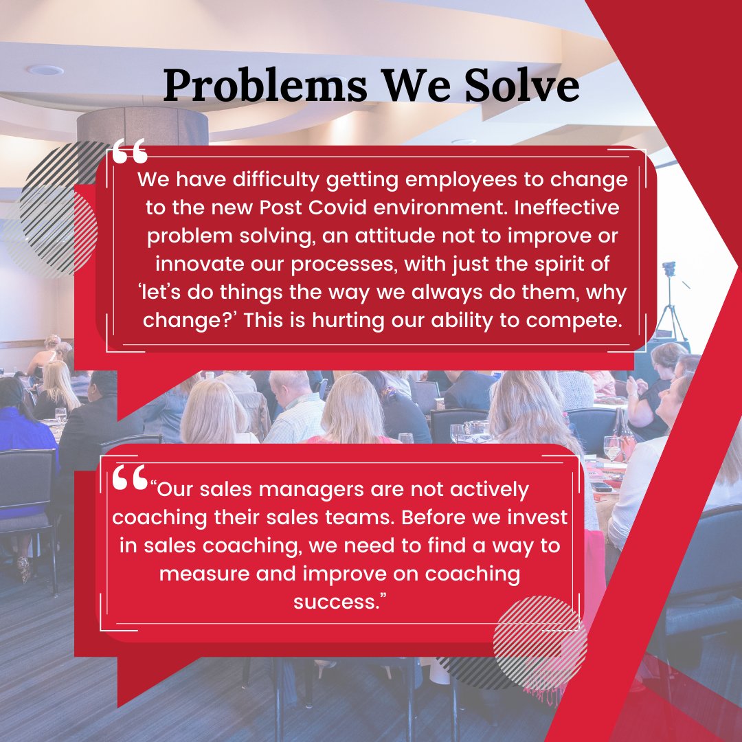 ELAvateSales's tweet image. These are real problems that ELAvate has solved for our customers through training, consulting and getting results. We have highlighted some of our possible solutions after each problem. 
#customerfeedback #problemwesolve #testimonial