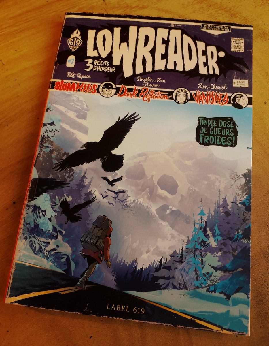 Aujourd'hui sort le 😈LOWREADER#2☠️
🔪Slumkids, de Petit Rapace
🎤Dark Reflection, de Piwan, Run et moi-même
🏹Vanished, de Chesnot et Run