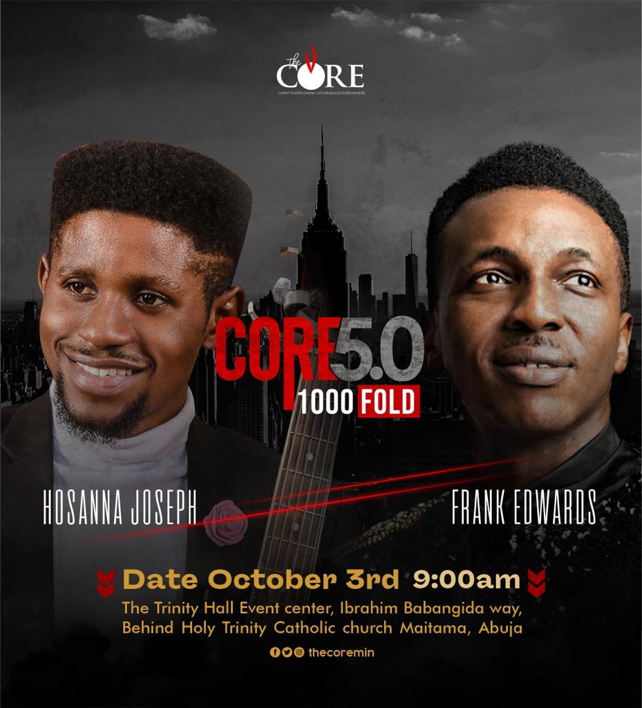 Tag 5 friends you'd like to attend #Core5_0 with so you both can enjoy the #1000Fold together 😊

<a href="/thecoremin/">The CORE Ministry</a>  @FRANKRICHBOY <a href="/nosaalways/">Nosa</a> <a href="/thisisprinx/">Prinx Emmanuel</a> @iambeemoses @Thelmtrix115

#AbujaTwitterCommunity