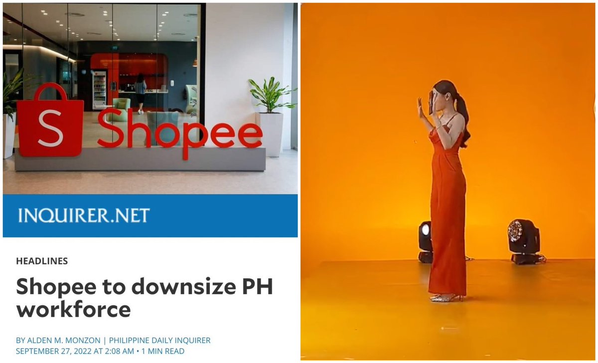 GerryCacanindin's tweet photo. Shopee Philippines firing a bunch of its employees then hiring a major apologist who charges a talent fee in the millions is some next-level yikes. https://t.co/tMruB4a9sz