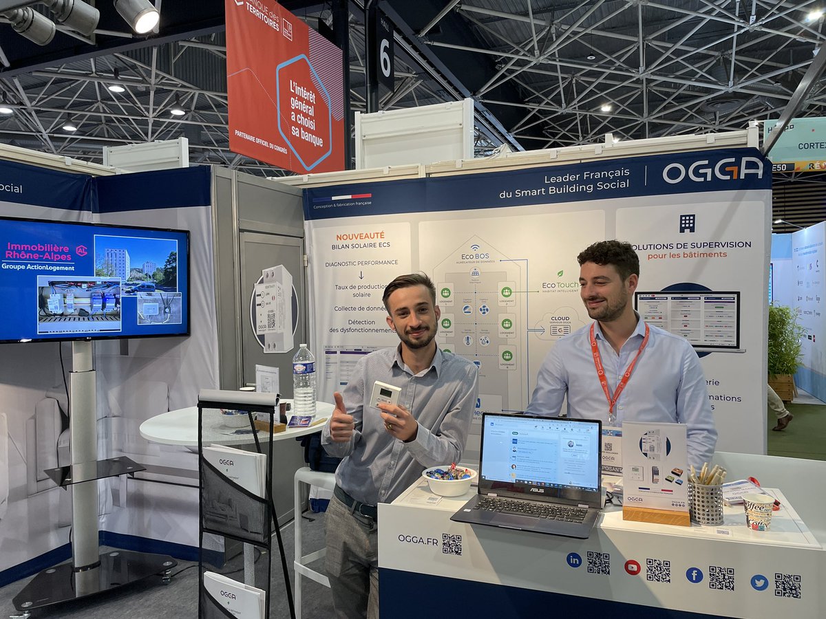 #hexpo c’est parti pour le deuxième jour ! N’oubliez ps que nous présentons deux pitch aujourd’hui. Merci a <a href="/UnionHlm/">UnionHlm</a> pour l’organisation du #CongresHlm